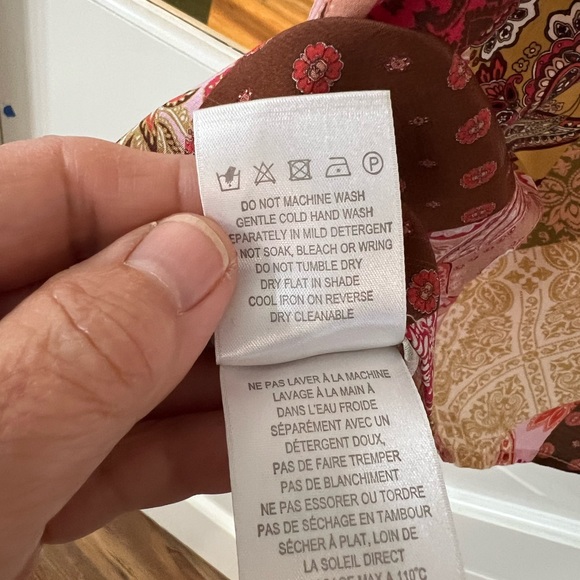 Kachel Anthropologie Silk Boho look Dress, size 8 - Picture 7 of 9